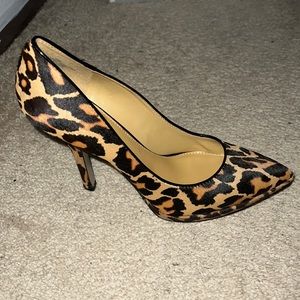 Leopard print heels! New!